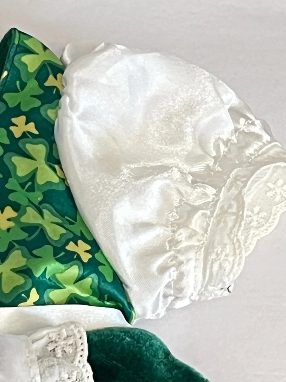 Build a Bear Workshop St Patrick Irish Barmaid Shamrock Dress